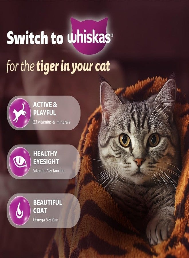Whiskas Adult (1+ Years) Dry Cat Food, Ocean Fish Flavour, 1.2 kg, Contains 41 Essential Nutrients, Complete & Balanced Nutrition for Adult Cats - Image 5